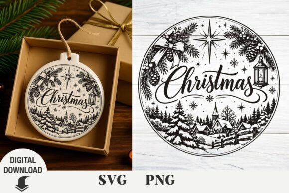 Christmas Svg, Nativity Svg Retro
