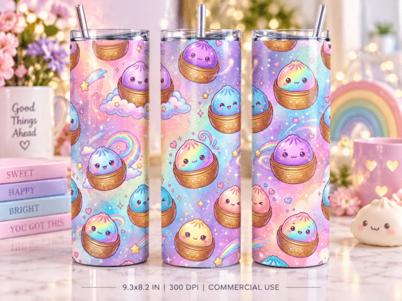 Cute Girly Aesthetic Tumbler Design