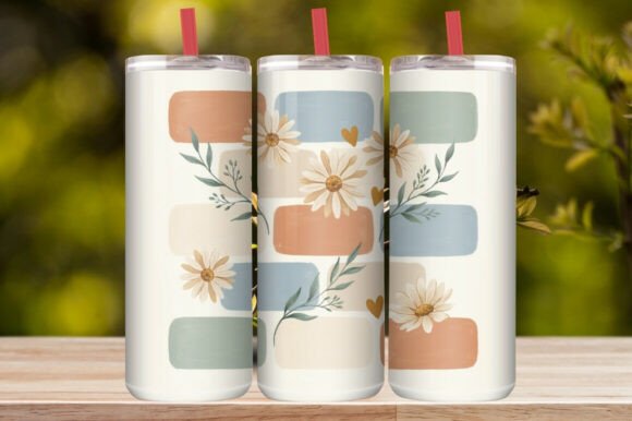 Cute Love Hearts Tumbler Wrap