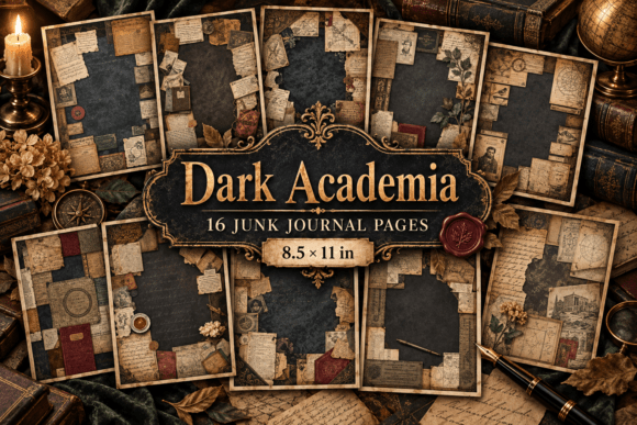 Dark Academia Junk Journal