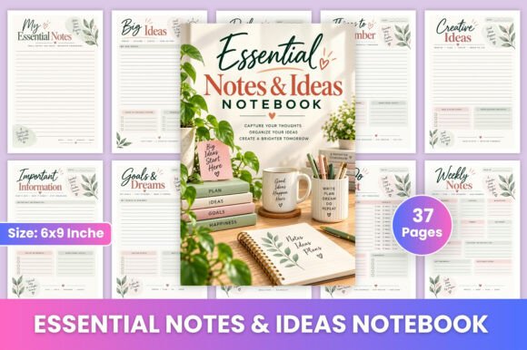 Essential Notes & Ideas Notebook