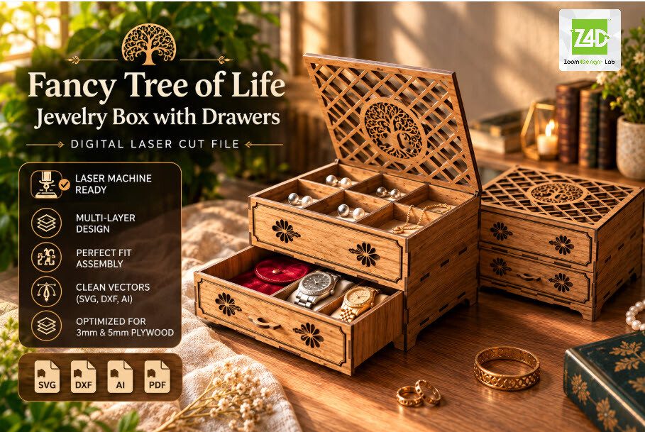 Fancy LifeTree Jewelry Box Project