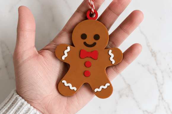 Gingerbread Man Christmas Ornament