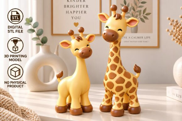 Cute Dog and Cat 3D Printable STL File  Pet Figurine Decor Set - Image 19