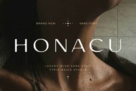 Honacu Sans Serif Font By Typia Nesia