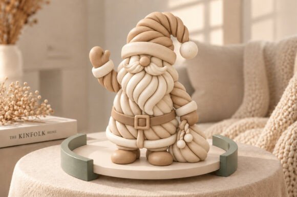 Knitted Christmas Santa 3d Stl 3d Printing
