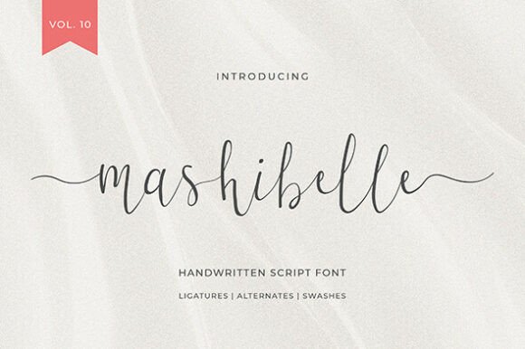 Mashibelle Font - Lettering Fonts