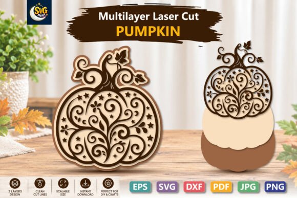 Multilayer Pumpkin SVG