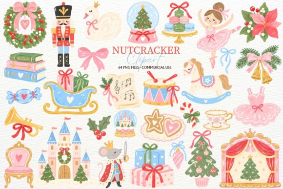 Nutcracker Ballet Clipart Christmas PNG
