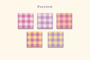 Purple Yellow Gingham Seamless Pattern Graphic by airudigital ...