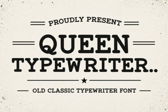 Queen Typewriter