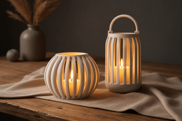 Cute Bat Candle Holder STL Files | 3D Printable Halloween Decor - Image 8