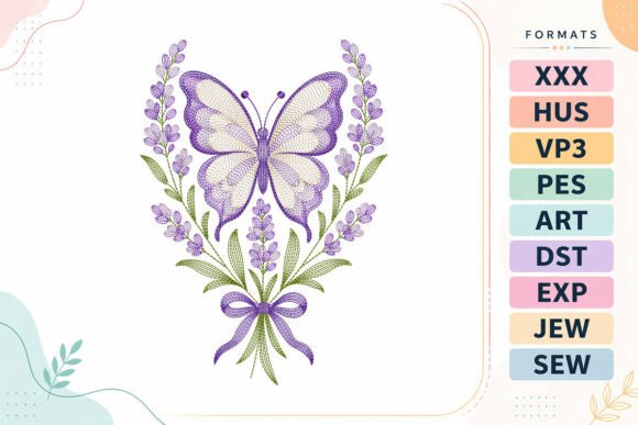 Ripple Floral Butterfly
