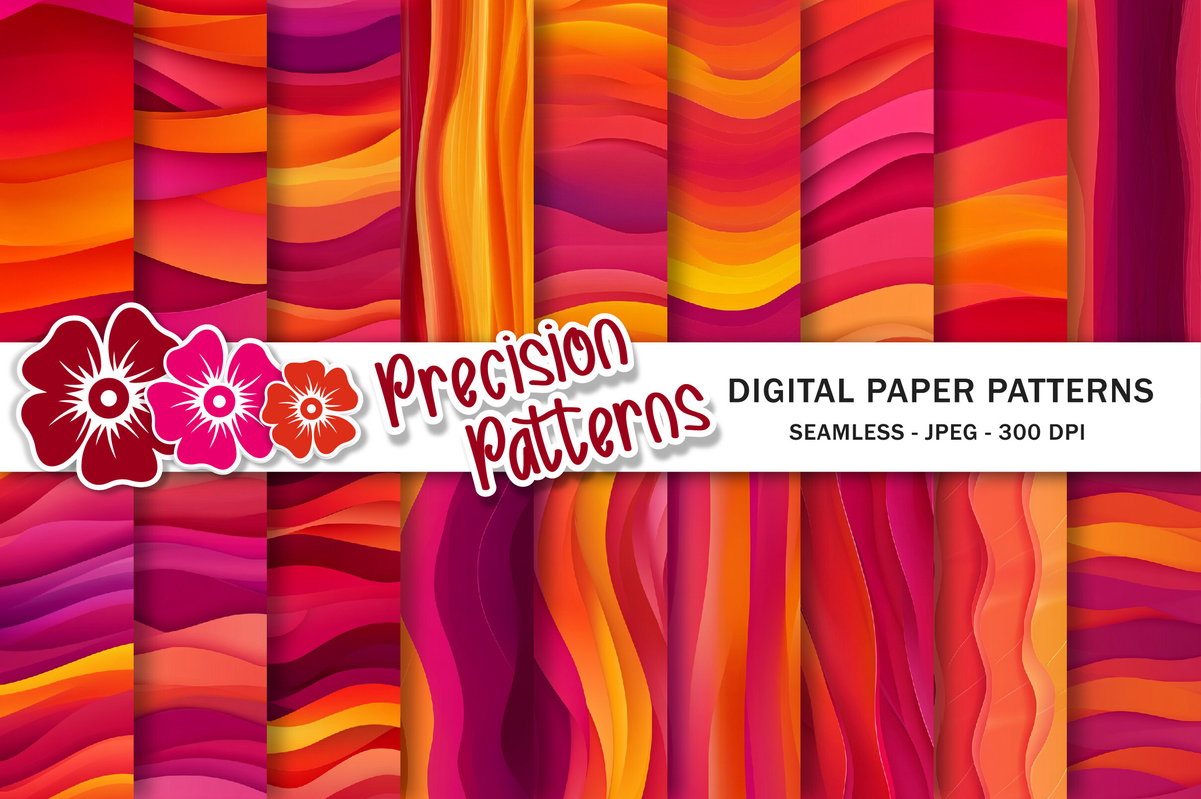 Summer Gradient Ombre Backgrounds
