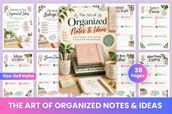 The Art of Organized Notes & Ideas