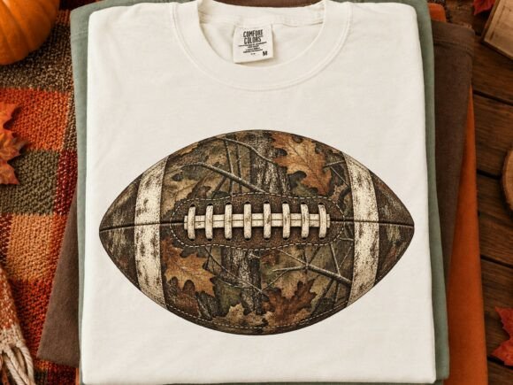Vintage Football PNG Sublimation Shirt D
