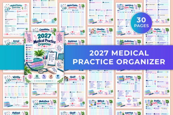 2027 Medical Practice Organizer KDP