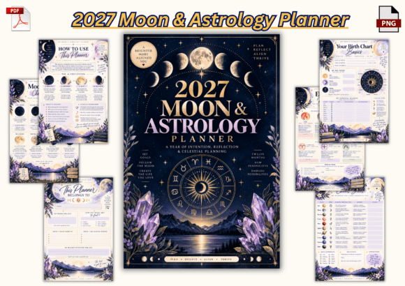 2027 Moon & Astrology Planner