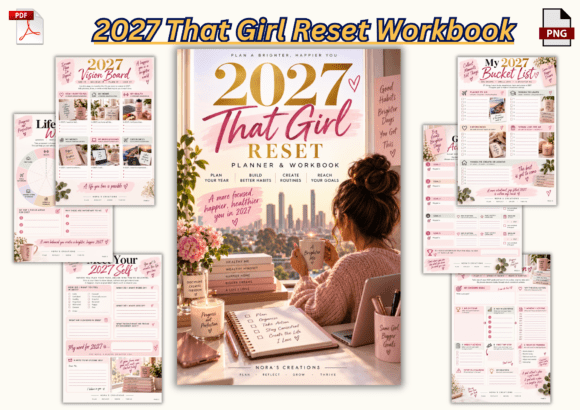 2027 That Girl Reset Planner & Workbook