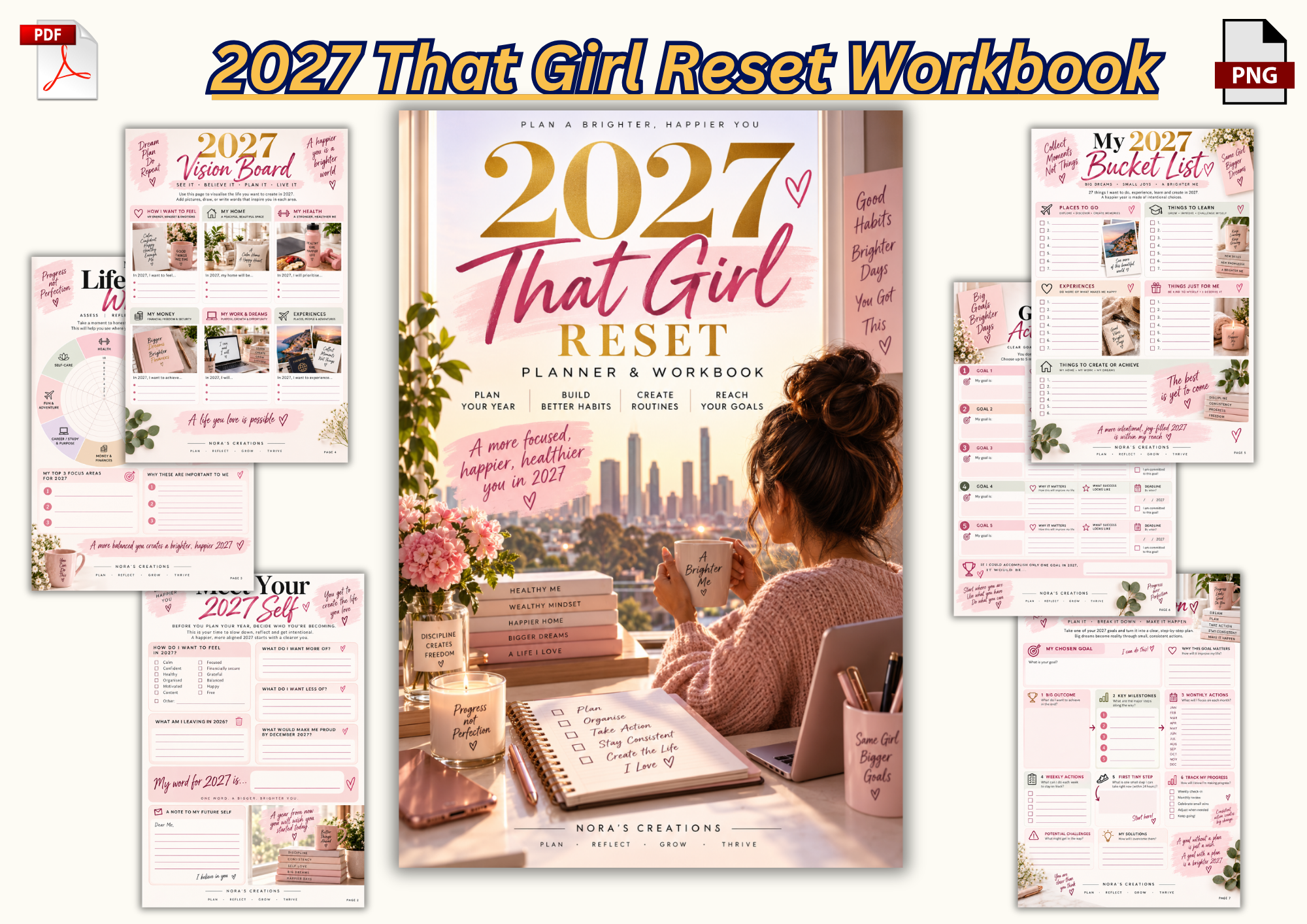 2027 That Girl Reset Planner & Workbook