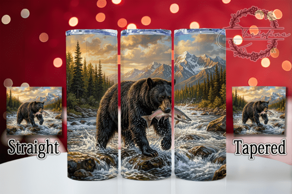 Black Bear Salmon 20oz Tumbler