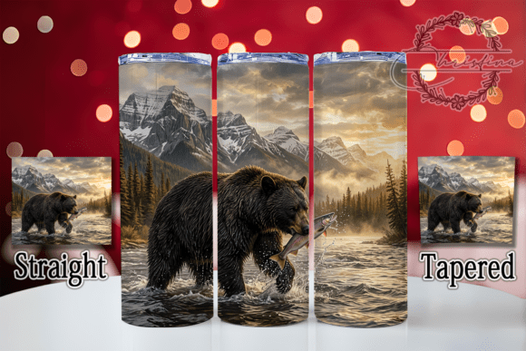 Black Bear Salmon 20oz Tumbler
