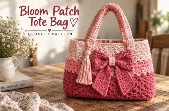Bloom Patch Crochet Tote Bag Pattern