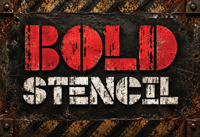 Bold Stencil
