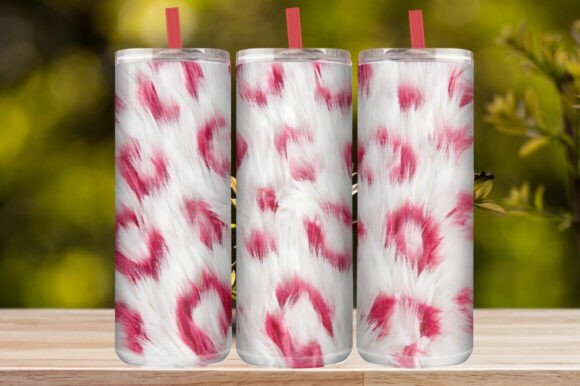 Cheetah Leopard Glitter Tumbler Wrap