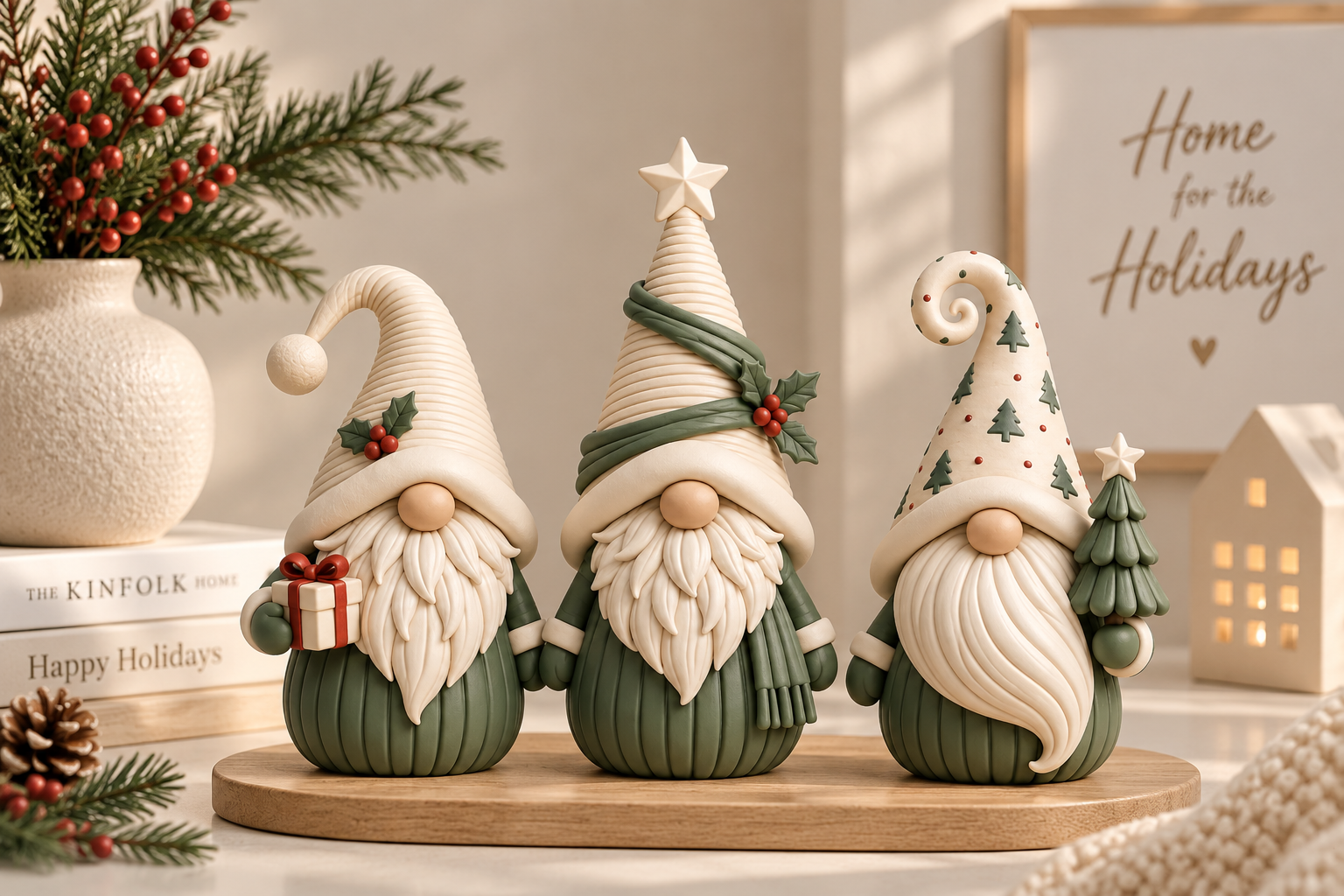 Christmas Gnome STL Set – 3 Scandinavian Gnome 3D Print Files for Holiday Decor - Image 5