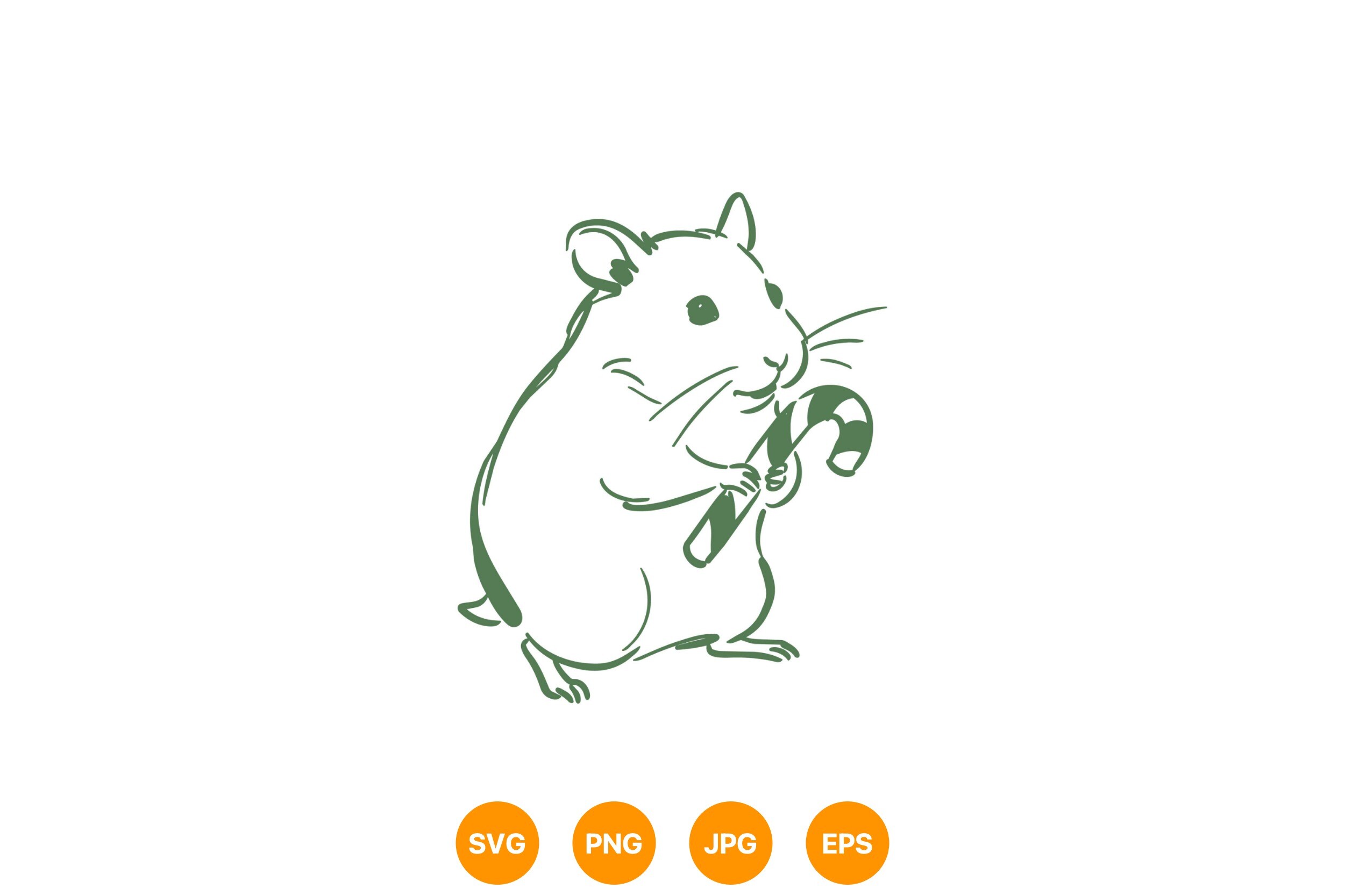 Christmas Mouse Candy Cane