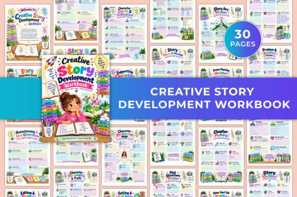 Creative Story Development Workbook KDP