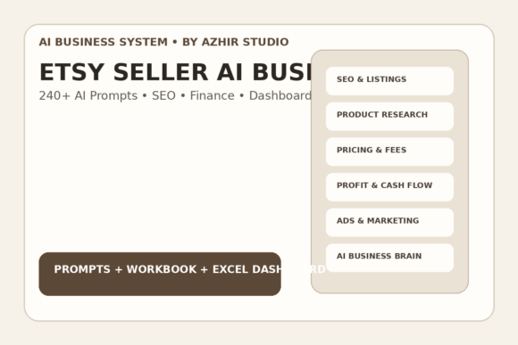 Etsy Seller AI Business Lab