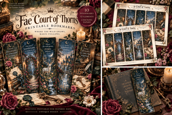 Fae Court of Thorns Bookmark Kit