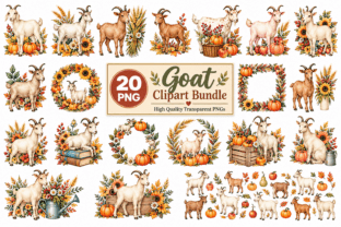 Goat Clipart Bundle Graphic by UniquZone · Creative Fabrica