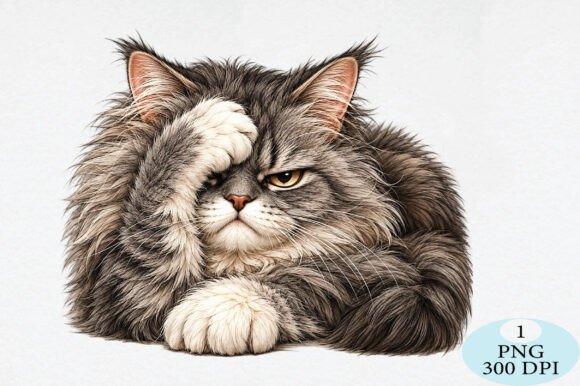 Grumpy Cat Facepalm PNG