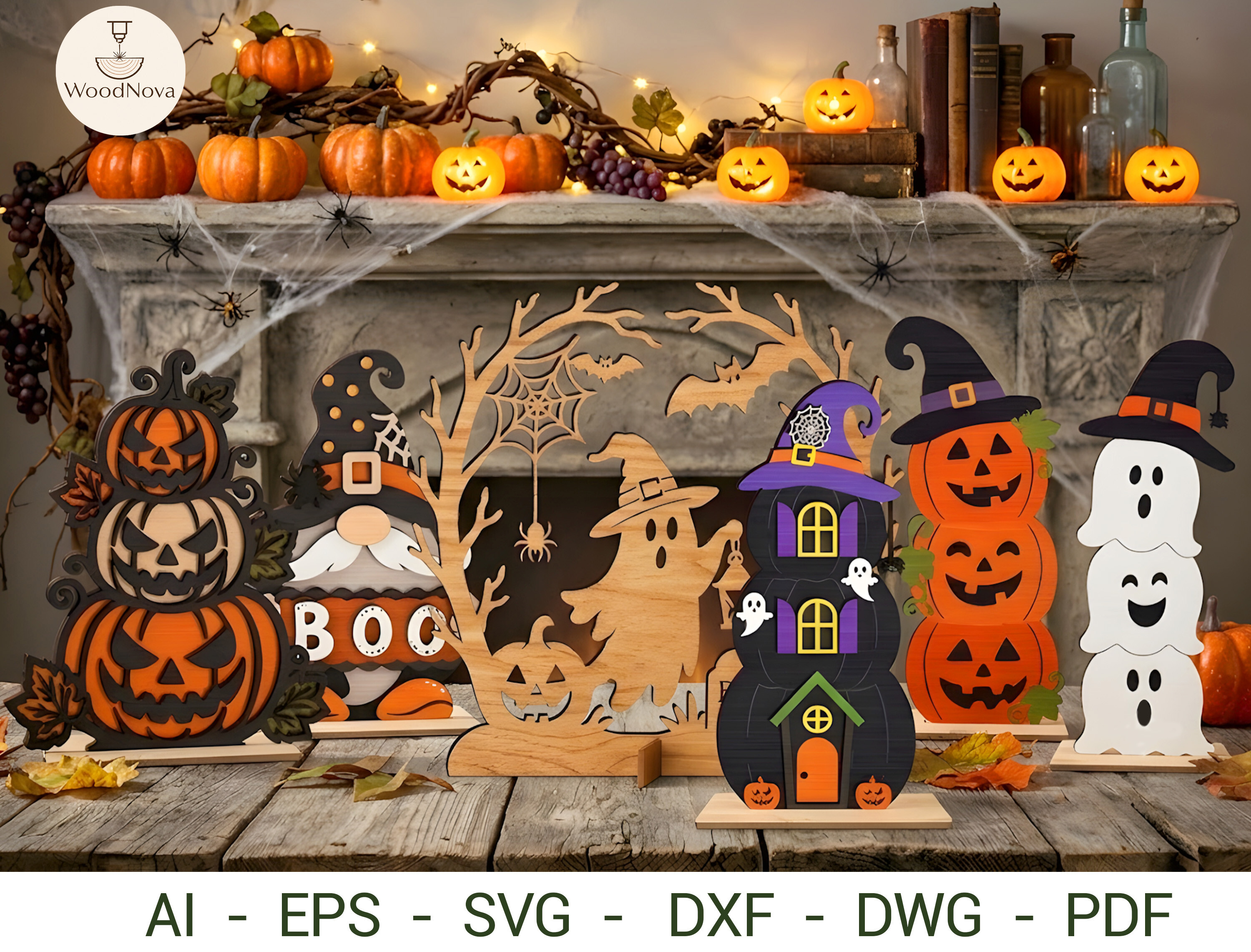 Halloween Shelf Sitter SVG Bundle