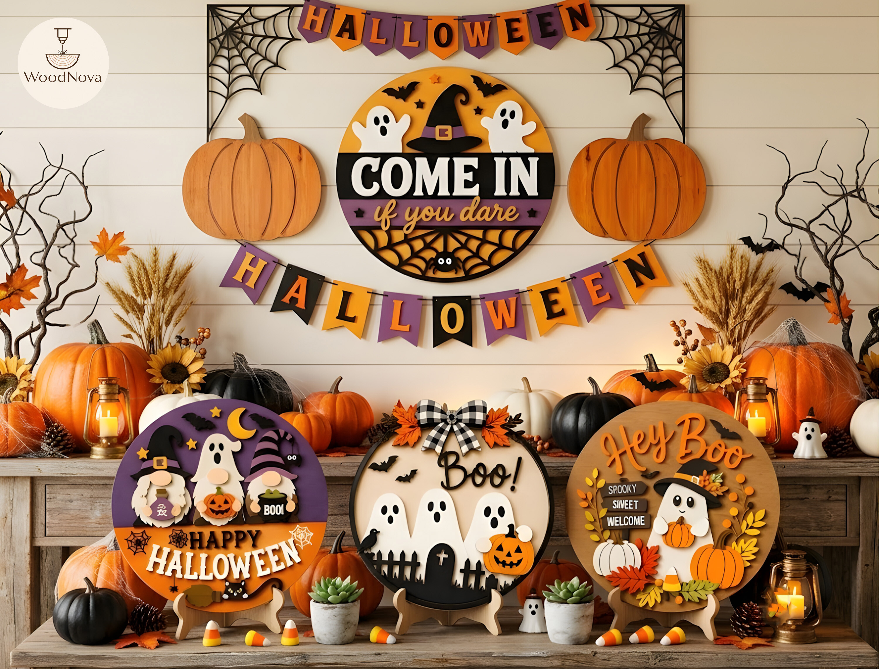 Halloween Shelf Sitter SVG Bundle