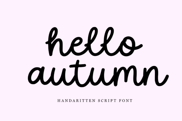 Hello Autumn