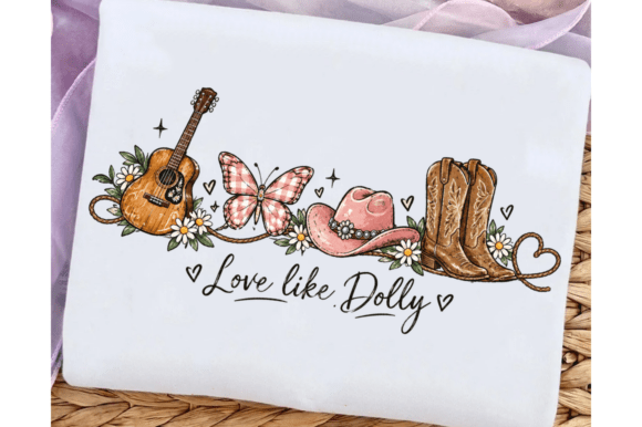 Love Like Dolly PNG, Dolly Memorial Trib Grafika Ilustracje do Druku Przez DefabriCat
