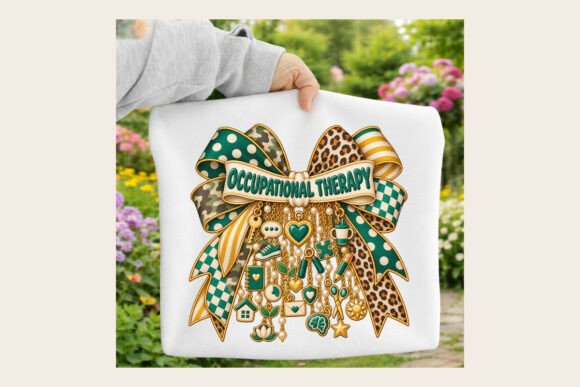 Occupational Therapy Charm Bow PNG