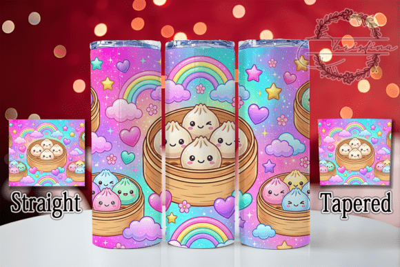 Pastel Dumpling Rainbow 20oz Tumbler