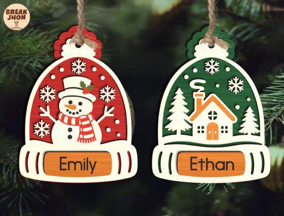 Personalized Christmas Ornament SVG