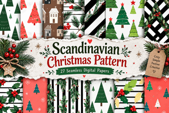 Scandinavian Christmas Pattern