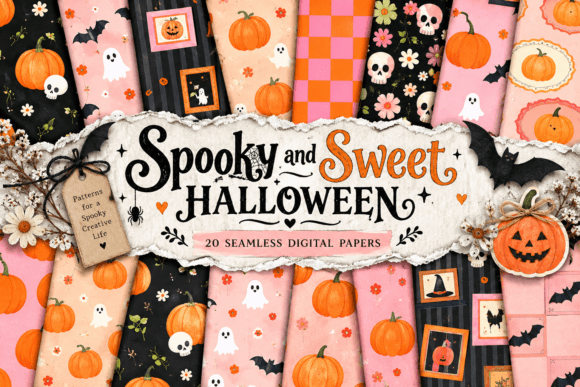 Spooky and Sweet Halloween Pattern