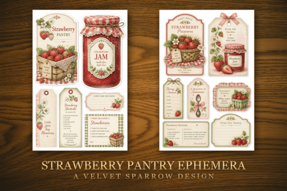 Strawberry Pantry Ephemera