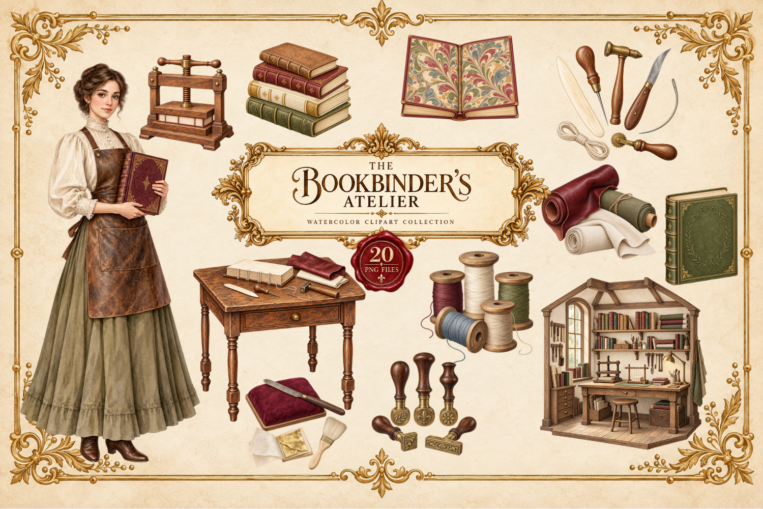 The Bookbinder’s Atelier – Vintage Books