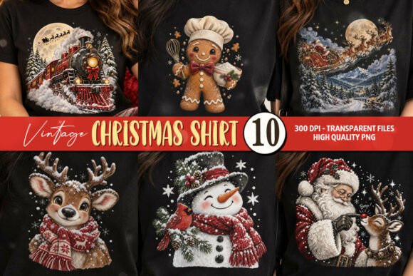 Vintage Christmas Sublimation Shirt