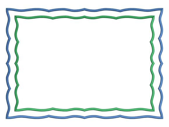Wavy Placemat and Napkin Embroidery