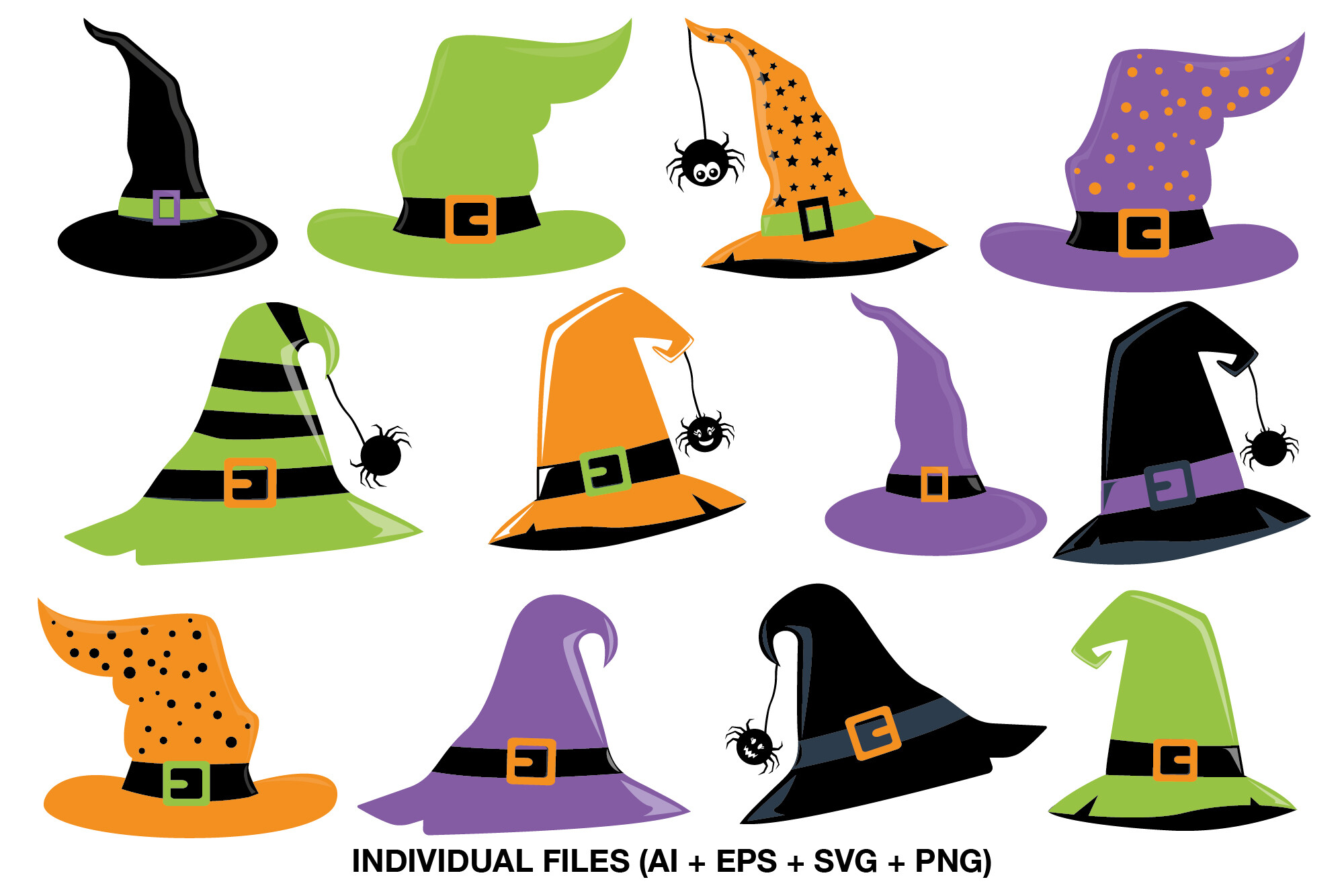 Witch Hat Clipart for Halloween Scrap